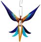 Preview: Hängevogel, Kolibri (braun-hellblau-dunkelblau)